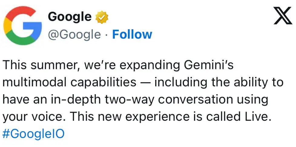 谷歌打擂OpenAI:Gemini Live和GPT-4o谁能更胜一筹?插图 谷歌打擂OpenAI:Gemini Live和GPT-4o谁能更胜一筹?