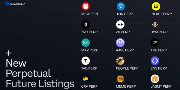 7月Coinbase Advanced新增15个新的永续期货合约，上市合约总数达到70个交易对缩略图